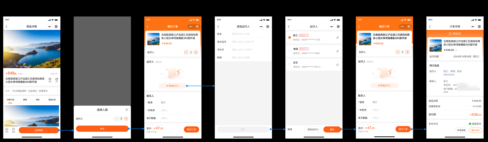 来客商城-新增旅行线路商品销售支持